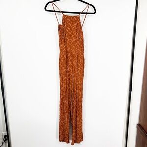 Abercrombie & Fitch Polka Dot Jumpsuit Tie Back